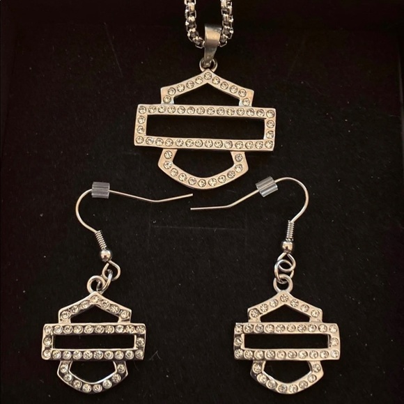 Harley-Davidson Jewelry - - Jewelry Set! HD Rhinestones Women’s Set